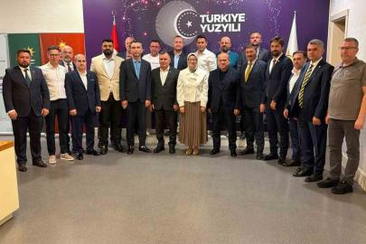 Edremit Ticaret Odası heyetinden AK Parti Genel Merkezi’ne ziyaret