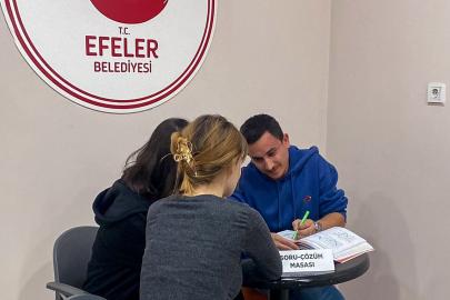 Efeler Belediyesi’nden sınavlar hazırlanan gençlere ücretsiz destek