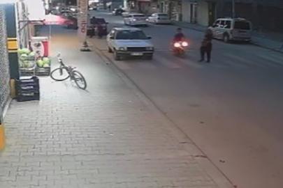 Elbistan’da motosikletin çarptığı yaşlı adam yaralandı