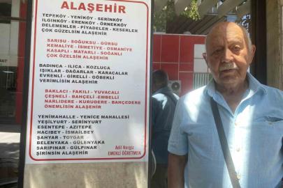 Emekli öğretmen, Alaşehir’in 51 mahallesini şiirde buluşturdu