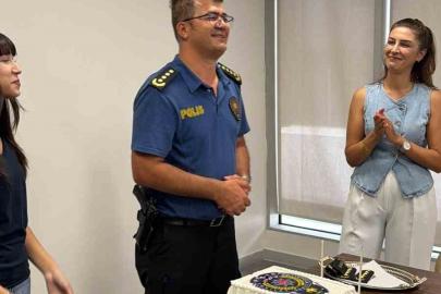 Esenyurt Emniyet Müdürü Kayhan’a 1. sınıf rütbesini eşi ve çocukları taktı