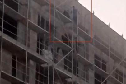 Fakülte inşaatında usta başının maaş vurgunu işçileri iskeleye çıkardı