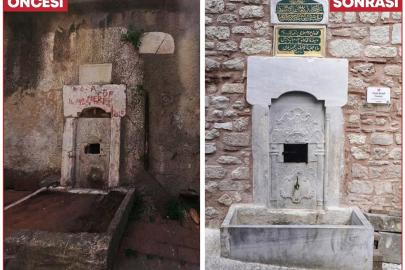 Fatih Belediyesi tarihî çeşmeleri birer birer ayağa kaldırıyor