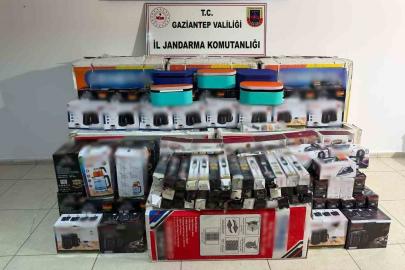 Gaziantep’te 1,3 milyon TL değerinde kaçak malzeme ele geçirildi