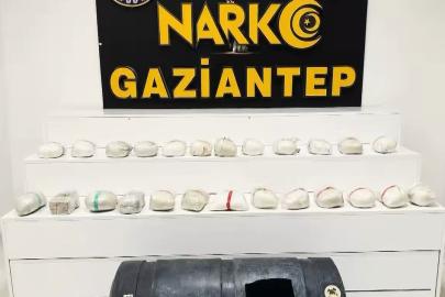 Gaziantep’te 24 kilo uyuşturucu ele geçirildi: 1 gözaltı