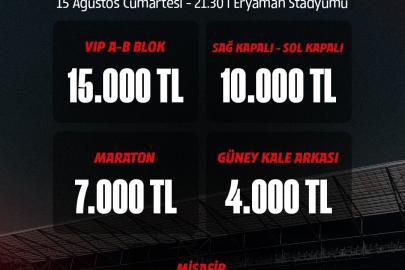 Gençlerbirliği - Fenerbahçe maçının biletleri satışa çıktı