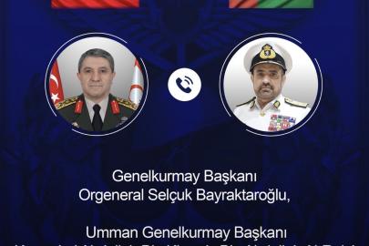 Genelkurmay Başkanı Orgeneral Bayraktaroğlu, Ummanlı mevkidaşı Al-Raisi ile görüştü
