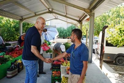Germencik’te kapalı pazar yeri esnaf ve vatandaşların hizmetine sunuldu