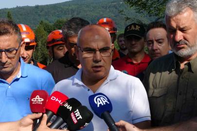 Giresun Valisi Koç: "Hava aracının düştüğüne dair herhangi bir ize rastlanılmadı"