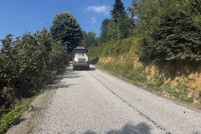 Gölyaka Bakacak’ta yollar yenilendi