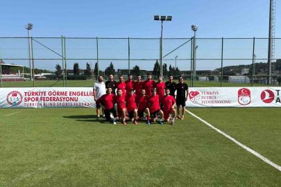 Görme Engelli B1 Milli Takımı, Avrupa Şampiyonası’na Riva’da hazırlanıyor