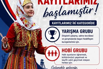 Halk oyunlarında yeni sezon kayıtları başladı