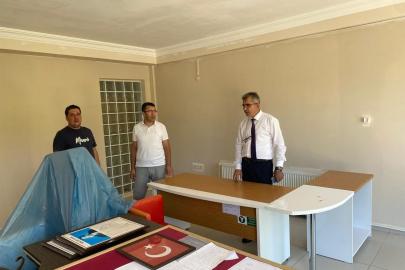 İlçe Milli Eğitim Müdürü Uğurlu, Söke Fen Lisesi’nde incelemelerde bulundu (Fotoğraflı)