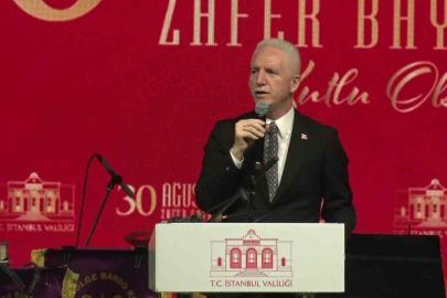İstanbul Valiliğinden "30 Ağustos Zafer Bayramı" resepsiyonu