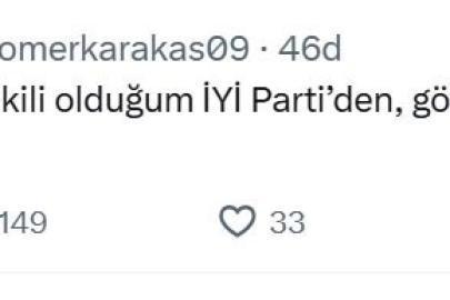 İYİ Parti Aydın Milletvekili Karakaş partisinden istifa etti