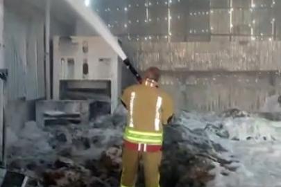 Kahramanmaraş’ta fabrika yangını