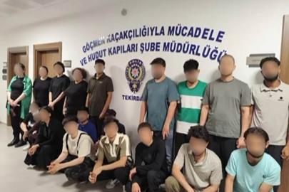 Kamyonette 19 düzensiz göçmen yakalandı: Sürücü tutuklandı