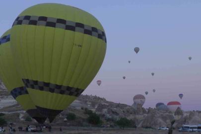 Kapadokya’da balonlar 3 gündür gökyüzüne yükselemiyor