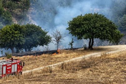 Karabük’te anız yangını ormanlık alana sıçramadan söndürüldü