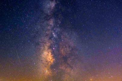 Karaman’da Perseid meteor yağmuru görüntülendi