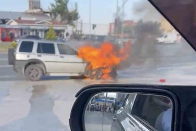 Kastamonu’da cipte çıkan yangını itfaiye söndürdü