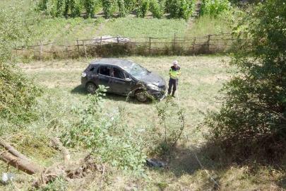 Kastamonu’da otomobil şarampole uçtu: 4 yaralı