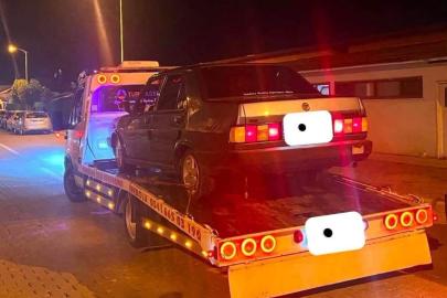 Kastamonu’da ses kirliliğine sebep olan 5 araç trafikten men edildi