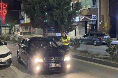 Kavak’ta trafik ve asayiş denetimleri