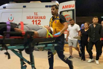 Kavgada şişeyle yaralandı, tüfeğiyle geri dönüp ateş açtı: 2 yaralı