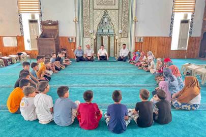 Kaymakam Sözen, eğitim çalışmalarını yerinde inceledi