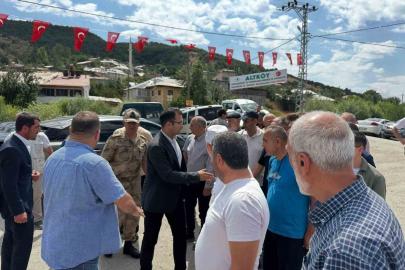 Kaymakam Taşkıran köy ziyaretlerini sürdürüyor