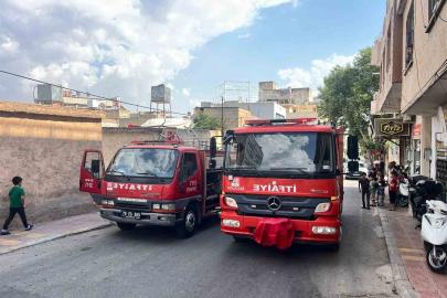 Kilis’te metruk evde yangın
