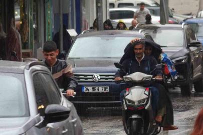 Kilis’te yağış etkili oldu