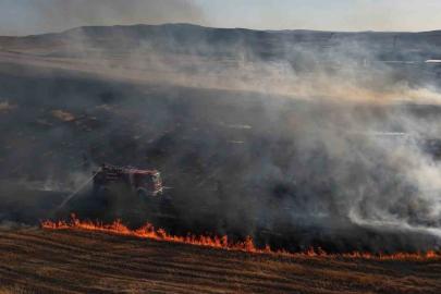 Kırıkkale’de anız yangınına sebebiyet veren 8 kişiye 96 bin 337 lira ceza