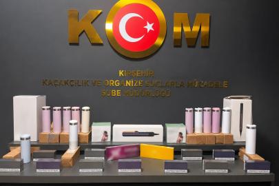 Kırşehir’de 130 paket ısıtılmış tütün ürünü ele geçirildi