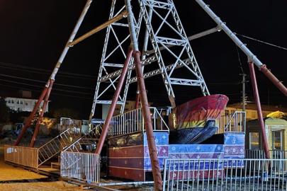 Kırşehir’de lunaparkta iş kazası: Gondoldan düşen işçi yaralandı