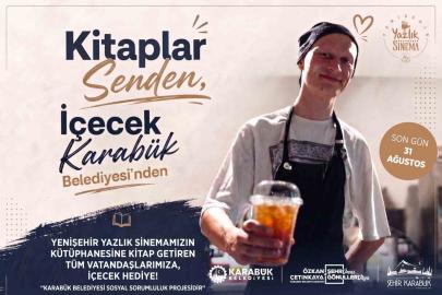 Kitap getirene içecek ikram edilecek