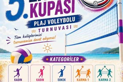 Köyceğiz Plaj Voleybolu Turnuvası için geri sayım başladı