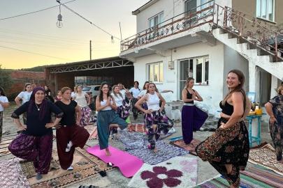 Köylü kadınlar, topluca stres attı