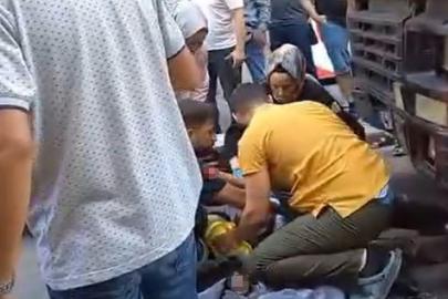 Küçükçekmece’de hafriyat kamyonunun çarptığı yaya ağır yaralandı