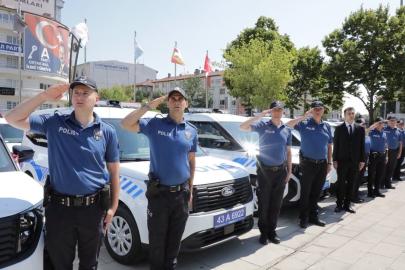 Kütahya Emniyet Teşkilatına 37 yeni hizmet aracı