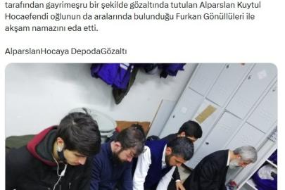 ’Kuytulcular’ üyelerinden namazda ‘selfie’