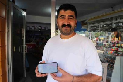 Market arabasını boşalttı, kendi eşyalarını koyup götürdü
