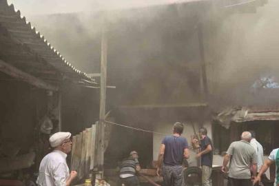 Menteşe’de ev yangını
