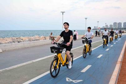 Mersin’de elektrikli bisiklet kullanımı 150 bini aştı