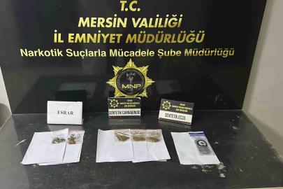 Mersin’de uyuşturucu operasyonunda 3 şüpheli tutuklandı