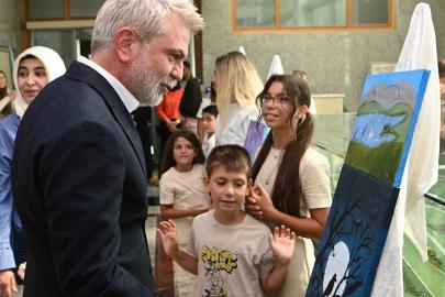 Miniklerin sanat yolculuğu sergiyle taçlandı