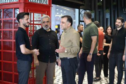 MTSO Başkan adayı Duyan, esnafla bir araya geldi