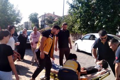 Muratlı’da motosiklet ile otomobil çarpıştı: 1 yaralı