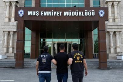 Muş’ta 10 yıl kesinleşmiş hapis cezası bulunan şahıs yakalandı
